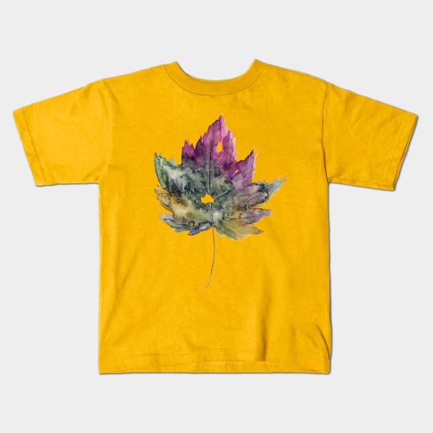 Maple Leaf Kids T-Shirt by Timone